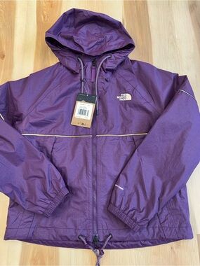 The North Face Purple Hooded Shell Jacket